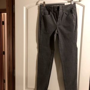 American eagle high waisted corduroy skinny pants - brand new